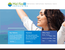 Tablet Screenshot of midfloridaendocrine.com